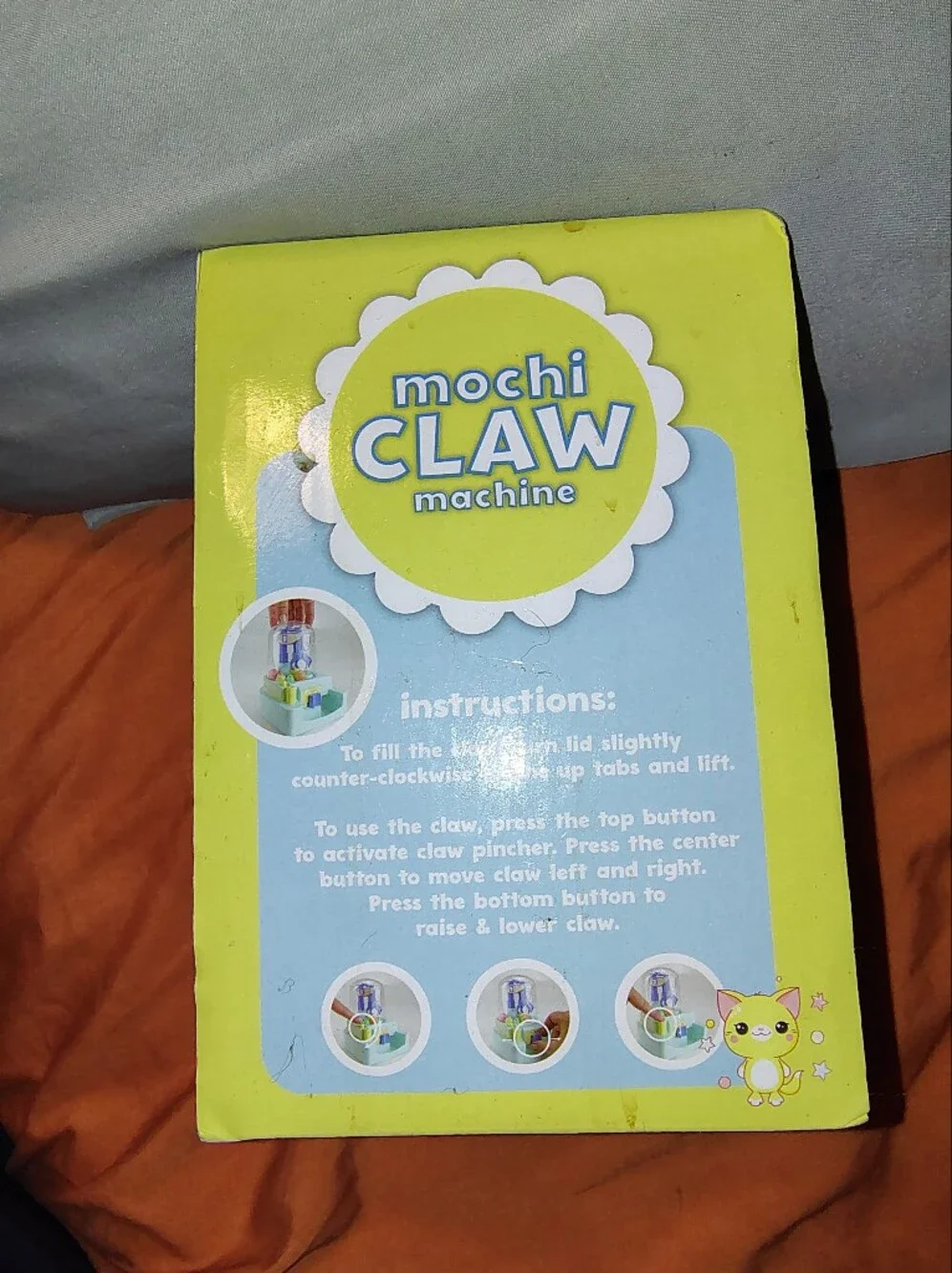 New/Never Opened Mochi Mini Claw Machine